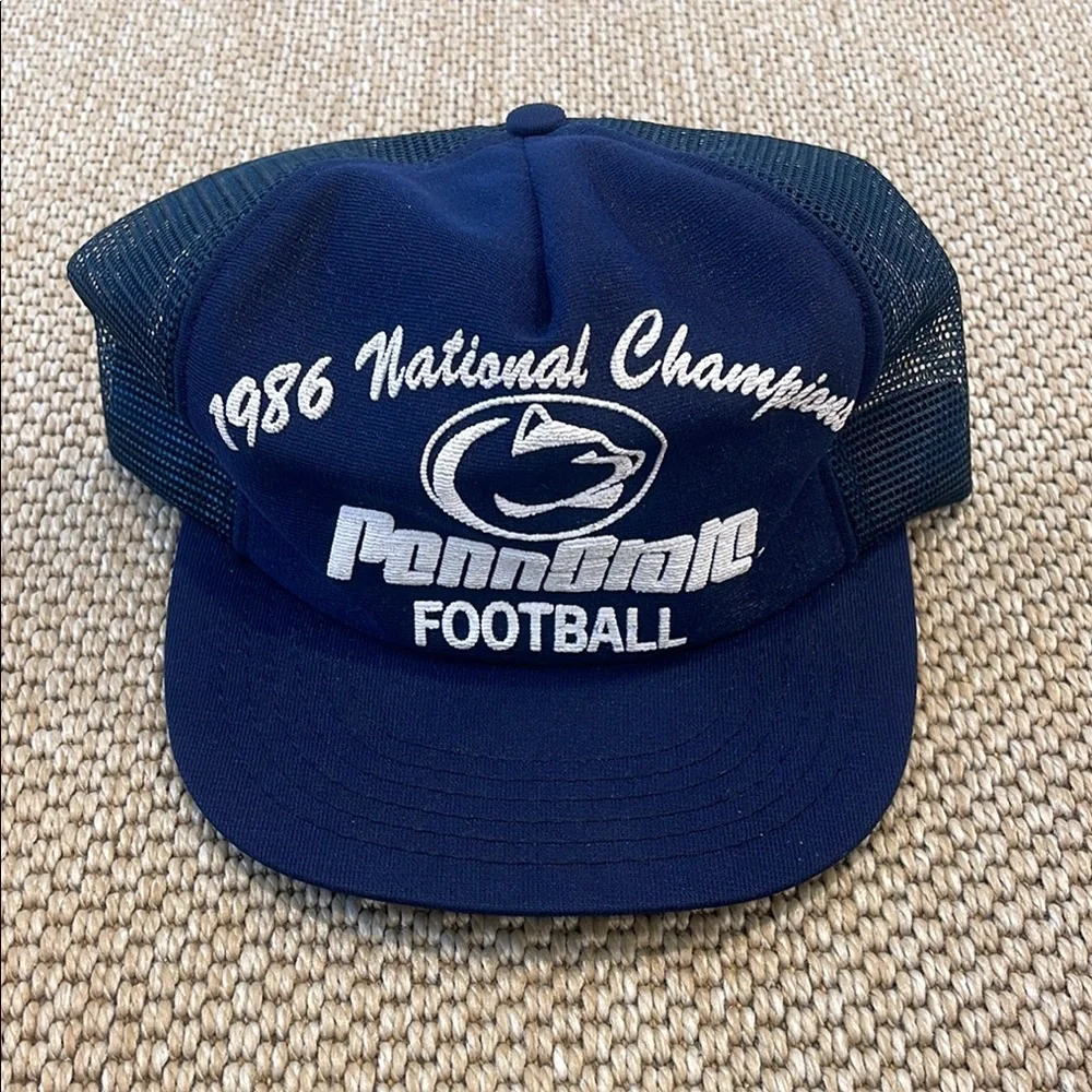 Vintage 1986 Penn State National Champions Football Cap